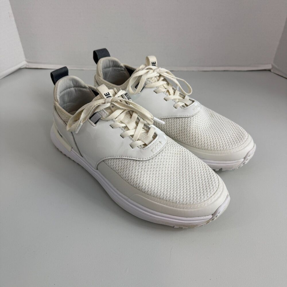 TRUE Linkswear Lux Hybrid Spikeless Golf Shoes Mens 12 High Vis White Waterproof